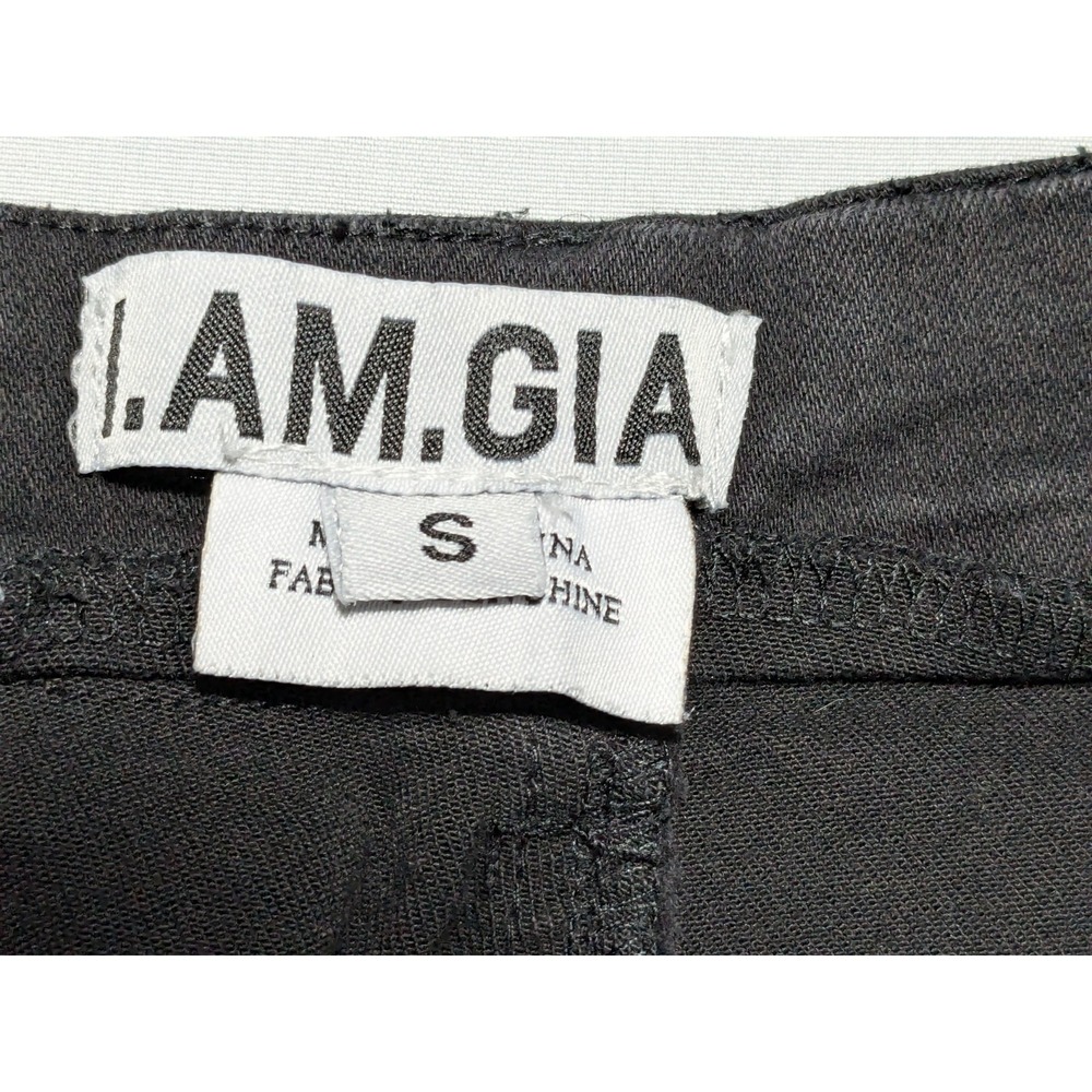 I.AM.GIA QUINN FLARE FLAME Black Stretch Denim Jeans - Women Small - Picture 6 of 16